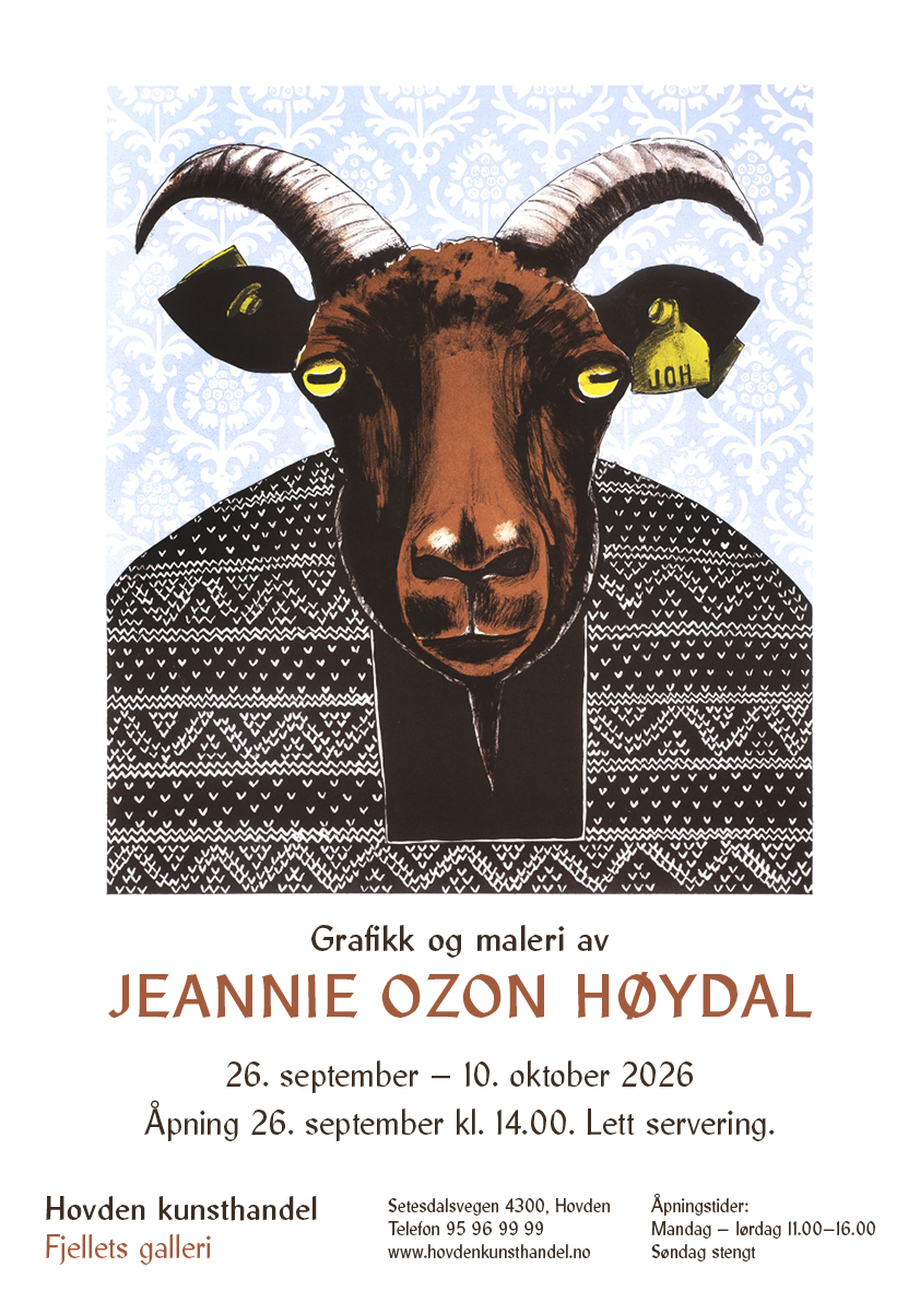 Grafikk og maleri av Jeannie Ozon Høydal